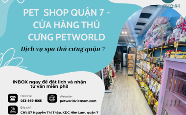 PET SHOP QUẬN 7 - CỬA HÀNG THÚ CƯNG PET WORLD QUẬN 7